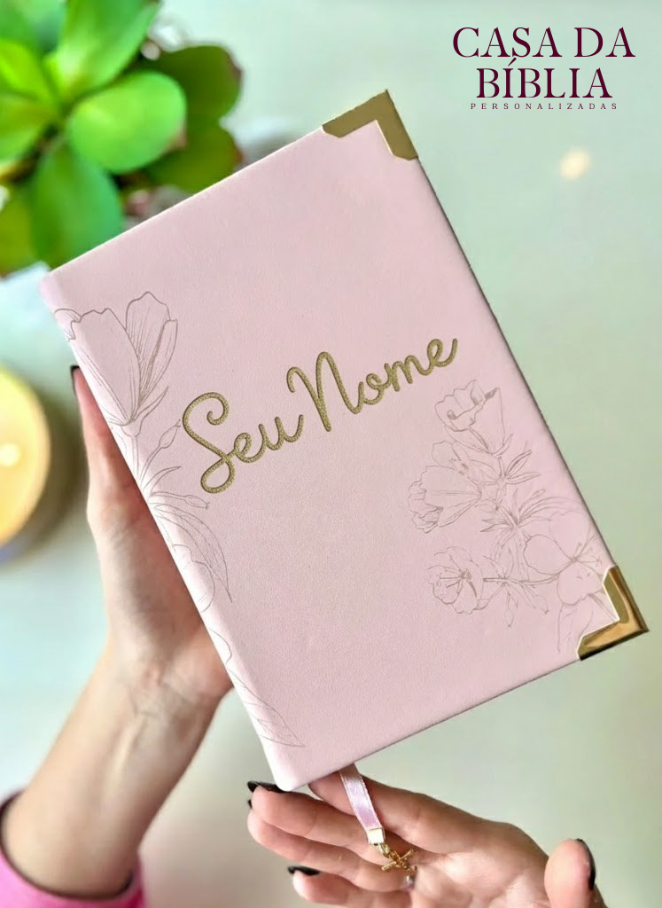 Bíblia Personalizada Premium em Couro Legítimo - ÚLTIMO DIA DE PROMOÇÃO