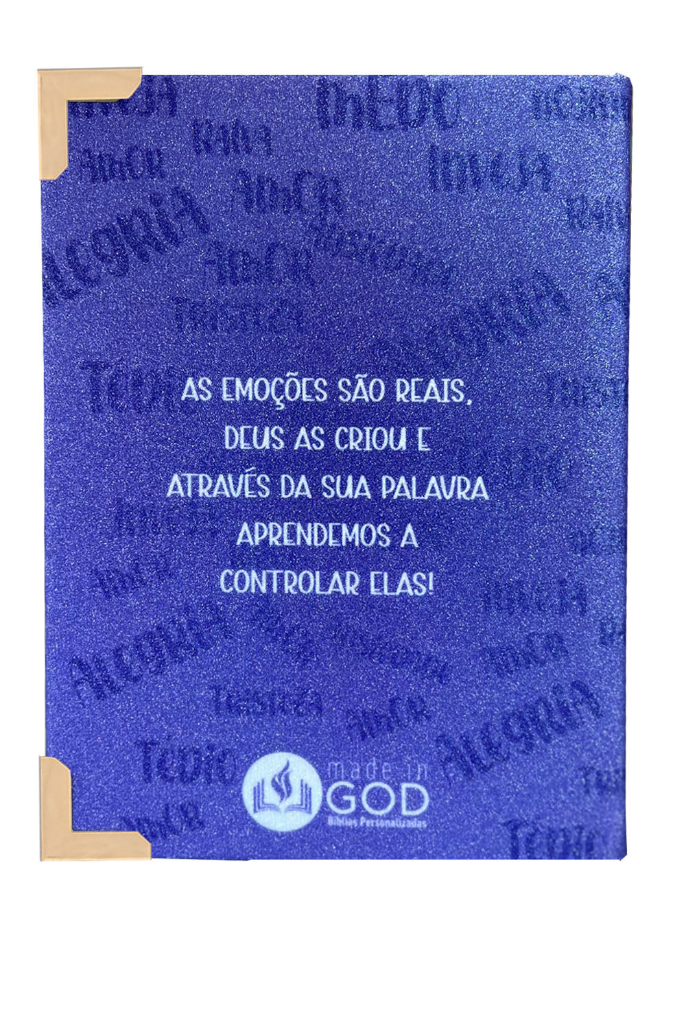 Bíblia Infantil Glitter Divertidamente Jesus está no controle