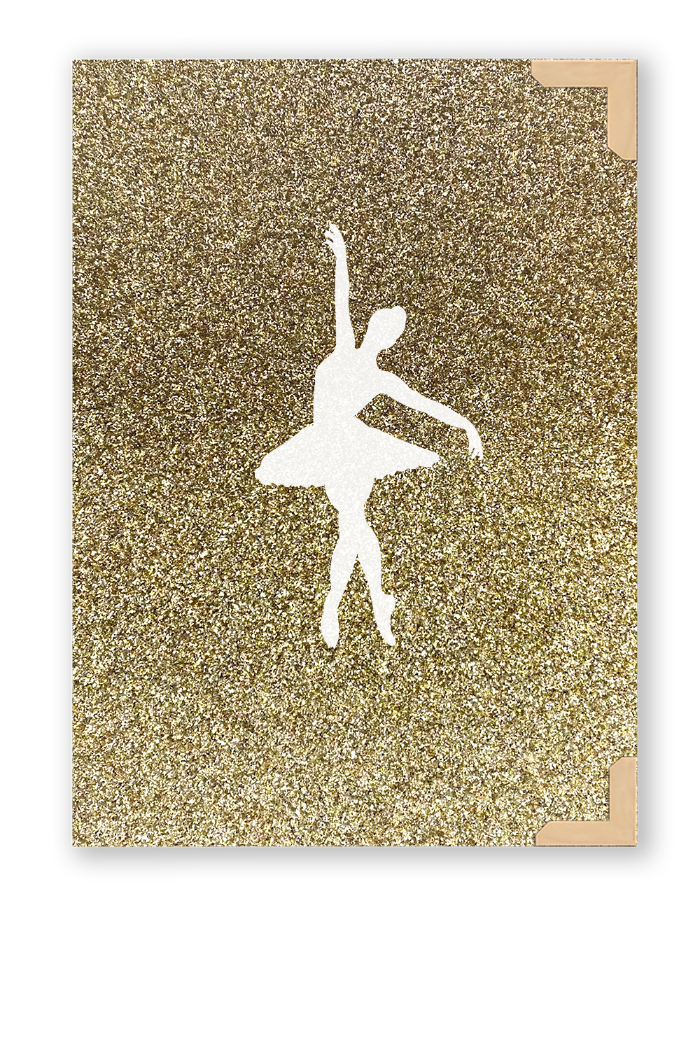 Bíblia Glitter Dourado Bailarina