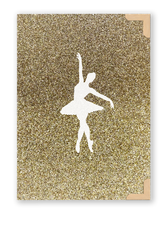 Bíblia Glitter Dourado Bailarina