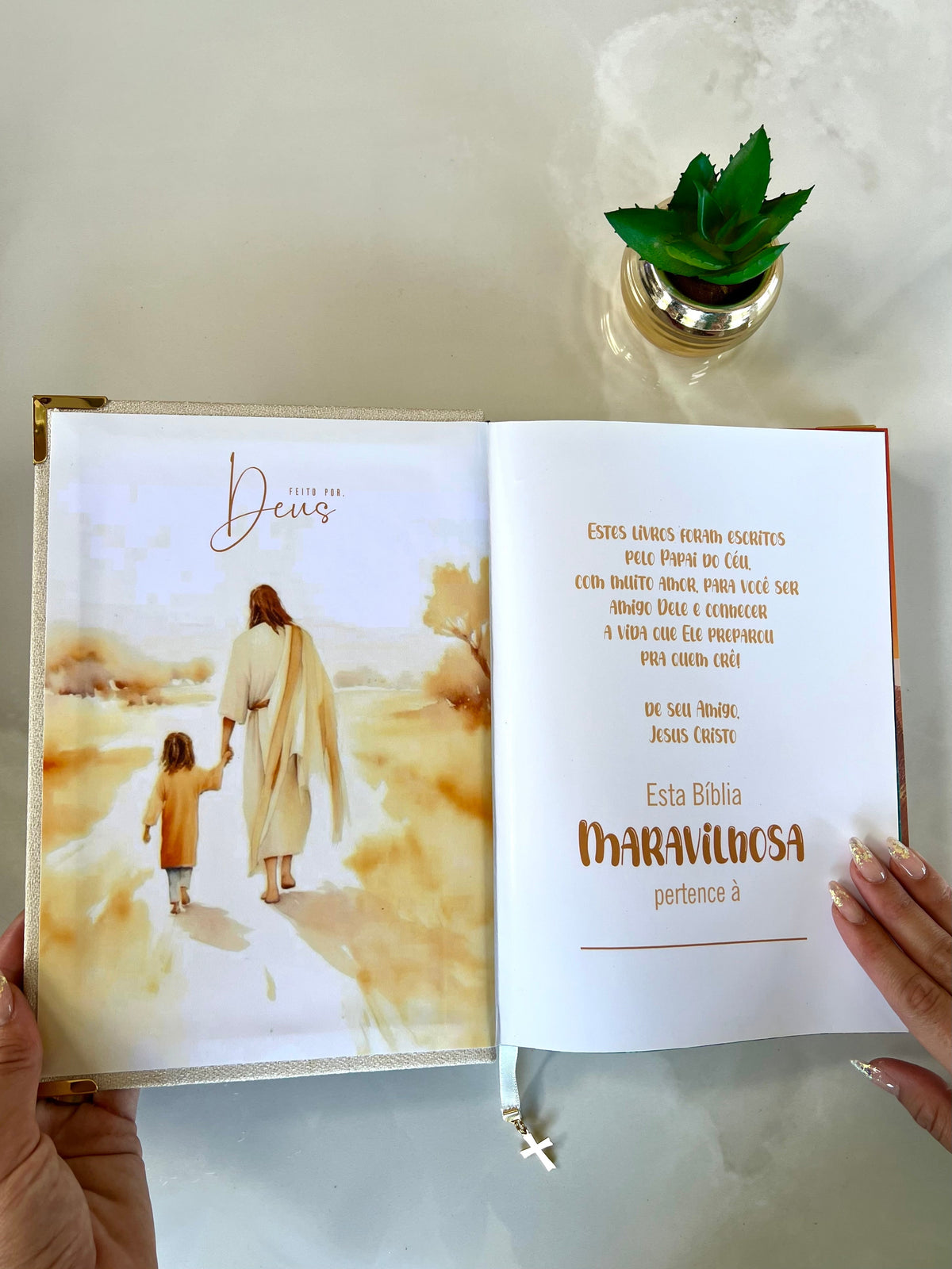 Bíblia Infantil linho - Todo Dia com Meu Melhor Amigo